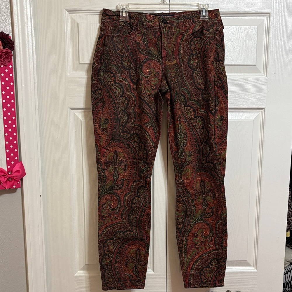Lucky Brand Multicolor Paisley Jeans